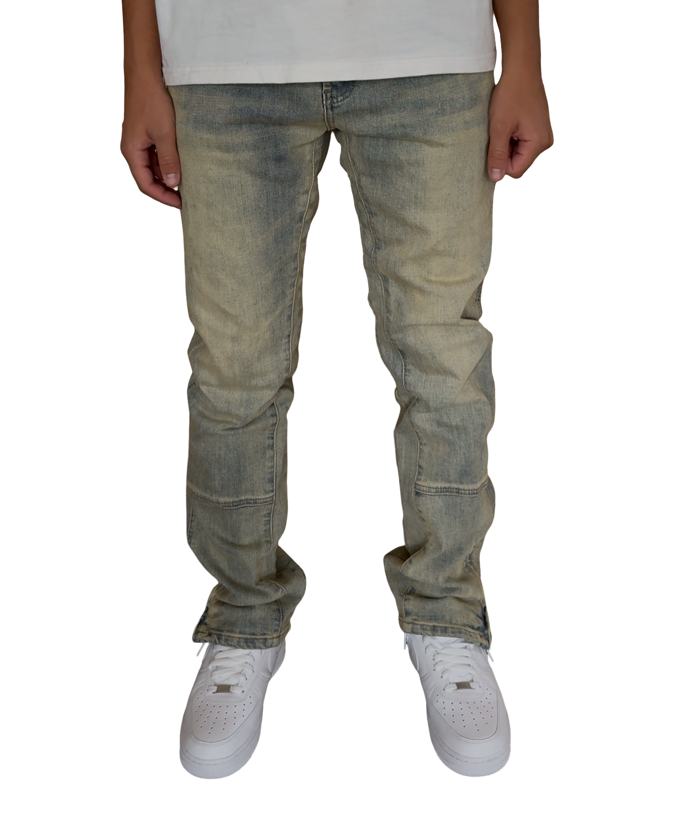 Washed Flared Jeans