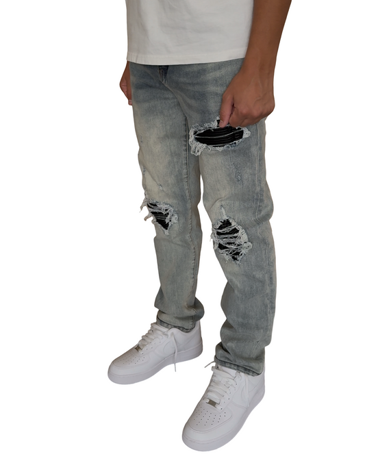 Washed Black Jeans