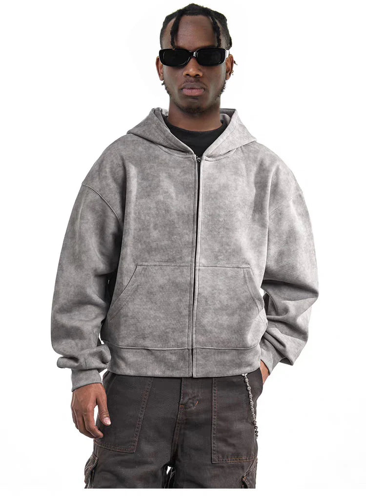 Grey Noofy Hoodie