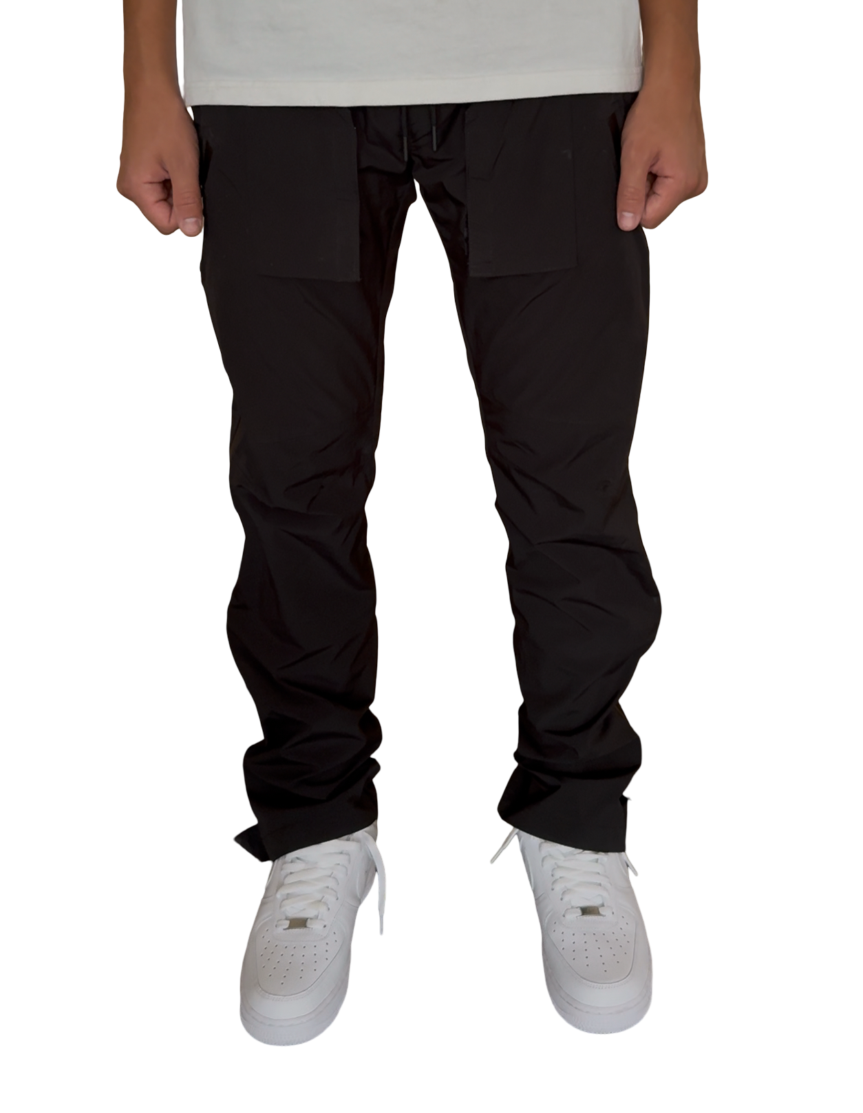 Black Cargo Jeans
